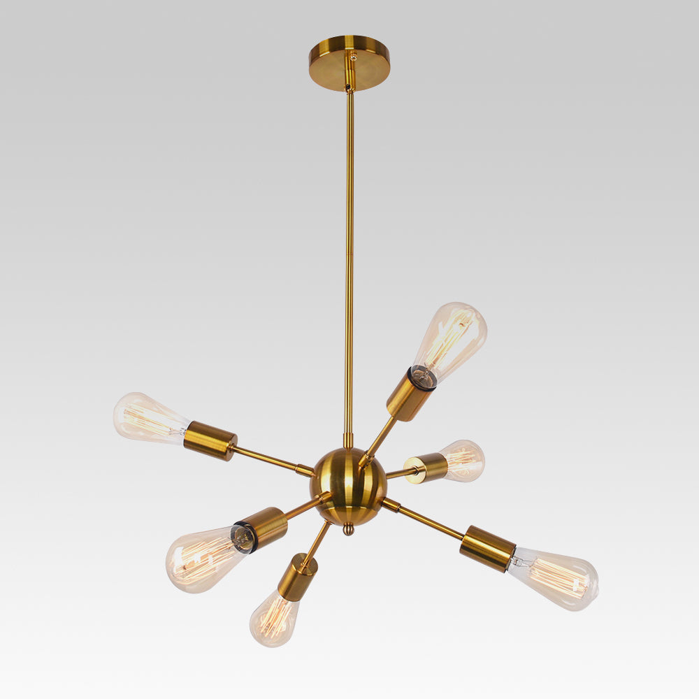 Mid-Century Modern 6-Light Sputnik Light