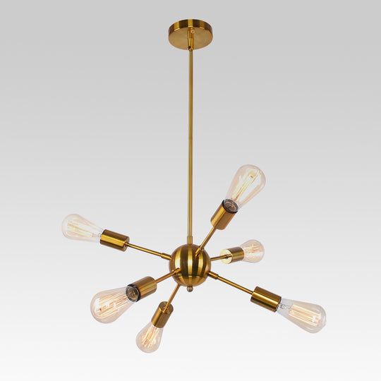 Mid-Century Modern 6-Light Sputnik Light