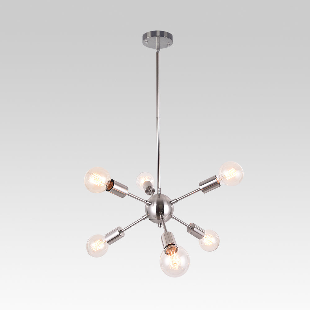 Mid-Century Modern 6-Light Sputnik Light
