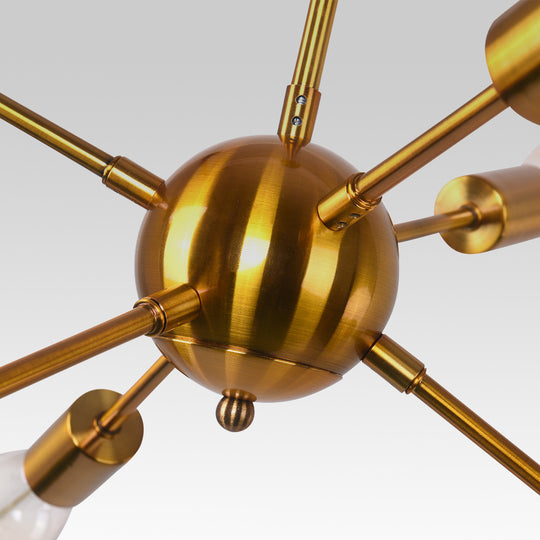 Mid-Century Modern 6-Light Sputnik Light