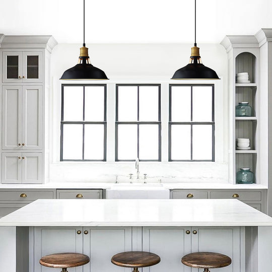 Pendantlightie-Modern Black Single Dome Light-Pendants--