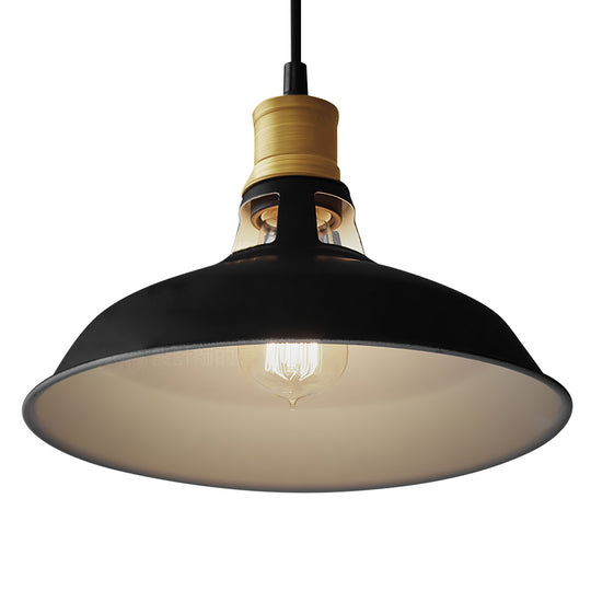 Pendantlightie-Modern Black Single Dome Light-Pendants--