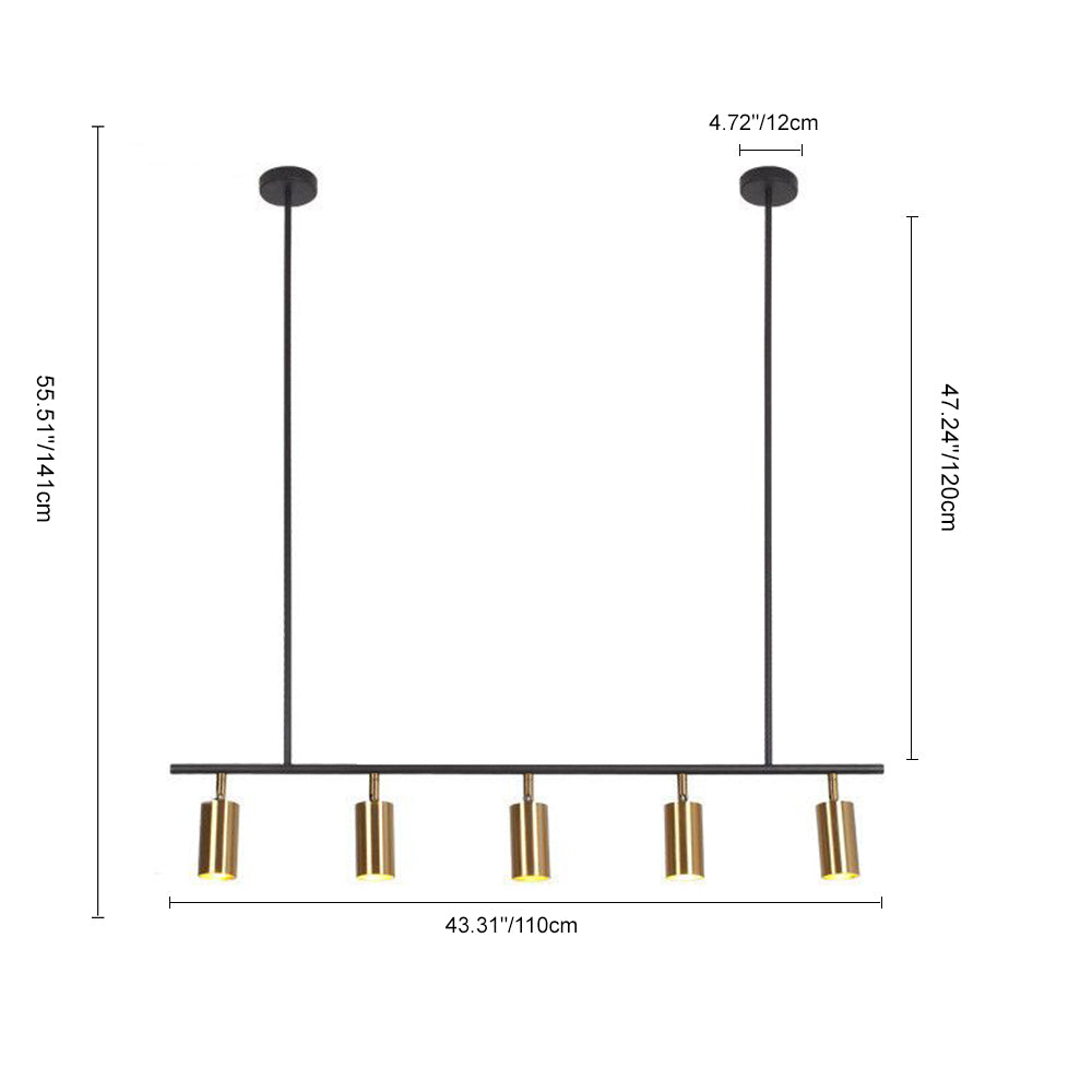 Modern Kitchen Island Linear Track Light Fixtures
