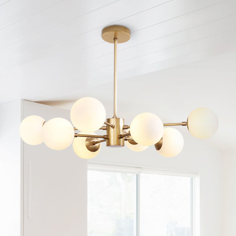 Modern Mid-Century Bubble Sputnik Chandelier