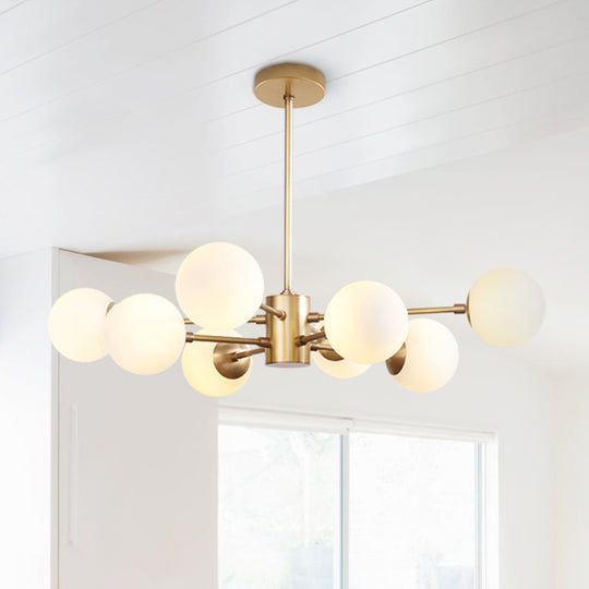 Modern Mid-Century Bubble Sputnik Chandelier
