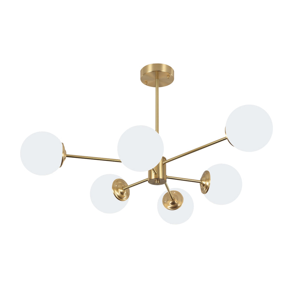 Modern Mid-Century Bubble Sputnik Chandelier