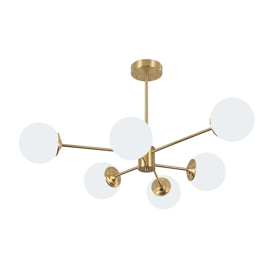 Modern Mid-Century Bubble Sputnik Chandelier