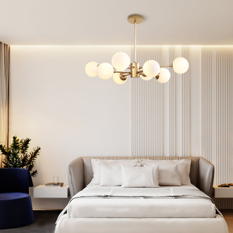 Modern Mid-Century Bubble Sputnik Chandelier