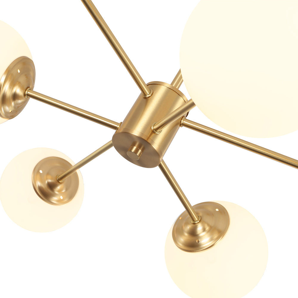 Modern Mid-Century Bubble Sputnik Chandelier