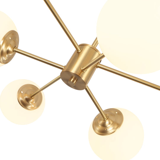 Modern Mid-Century Bubble Sputnik Chandelier
