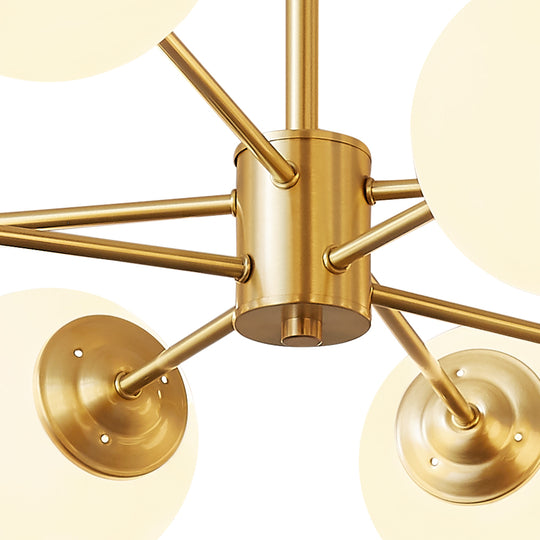Modern Mid-Century Bubble Sputnik Chandelier