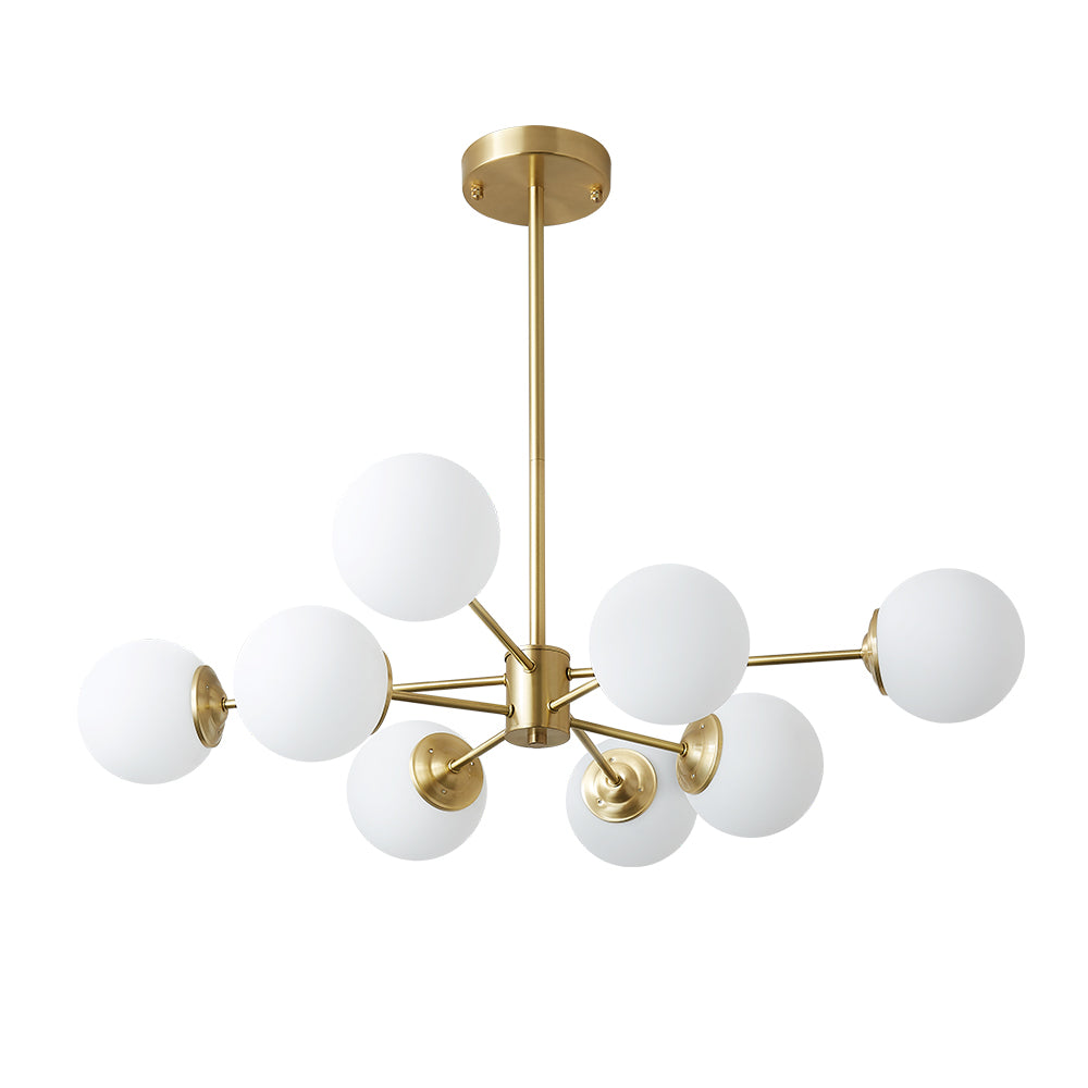 Modern Mid-Century Bubble Sputnik Chandelier