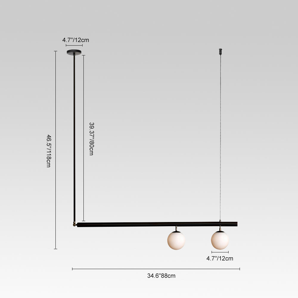 Modern Minimalist Linear Pendant Lighting