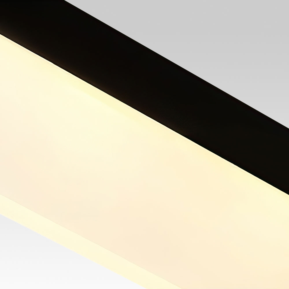 Modern Minimalist Rectangular Led Hanging Lights