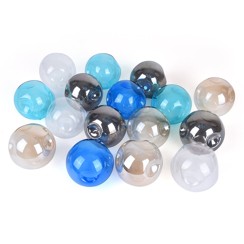 Modern Multi-Color Glass Cluster Pendant Chandelier
