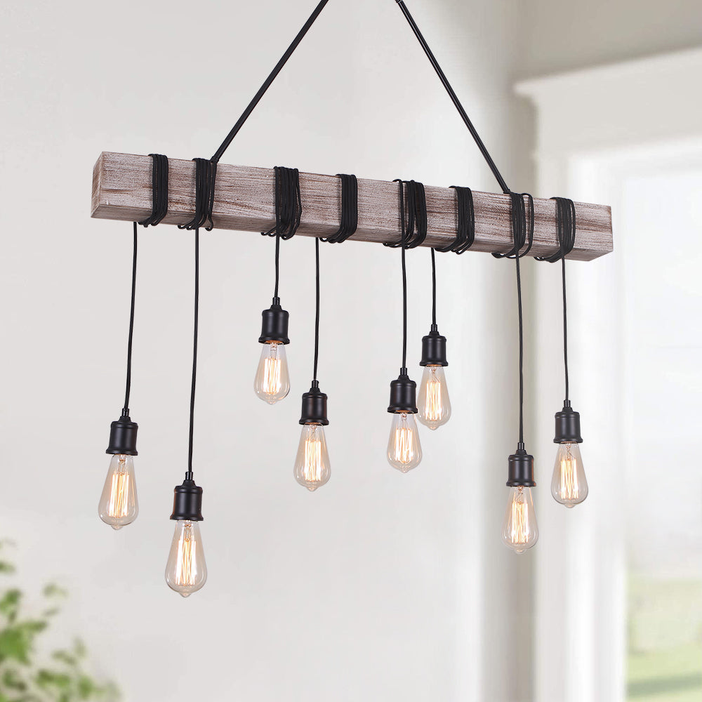 Rustic Wooden Farmhouse Light Fixtures