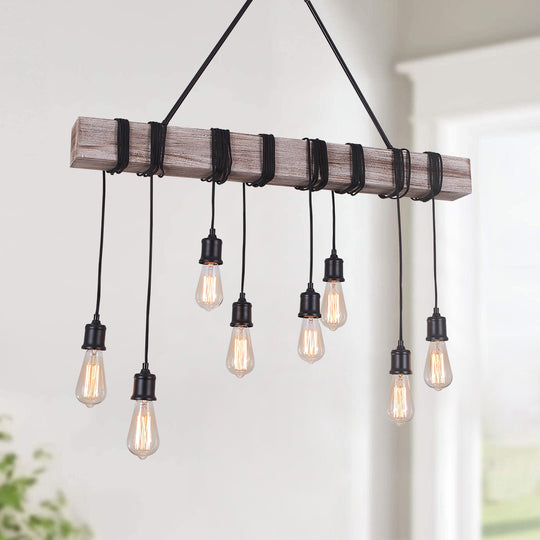 Rustic Wooden Farmhouse Light Fixtures