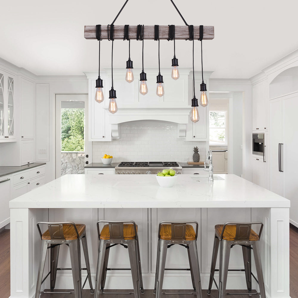 Rustic Wooden Farmhouse Light Fixtures