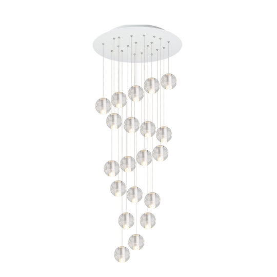 Water Drops Globe Modern Cluster Stairway Pendant Lights