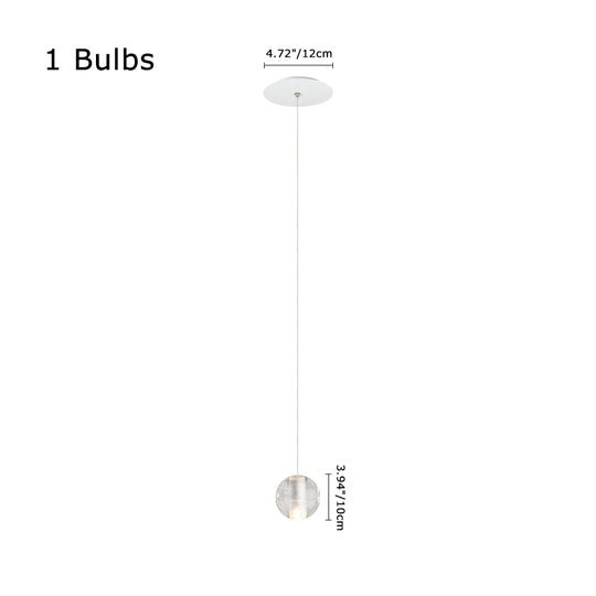 Water Drops Globe Modern Cluster Stairway Pendant Lights