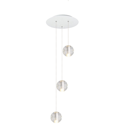 Water Drops Globe Modern Cluster Stairway Pendant Lights