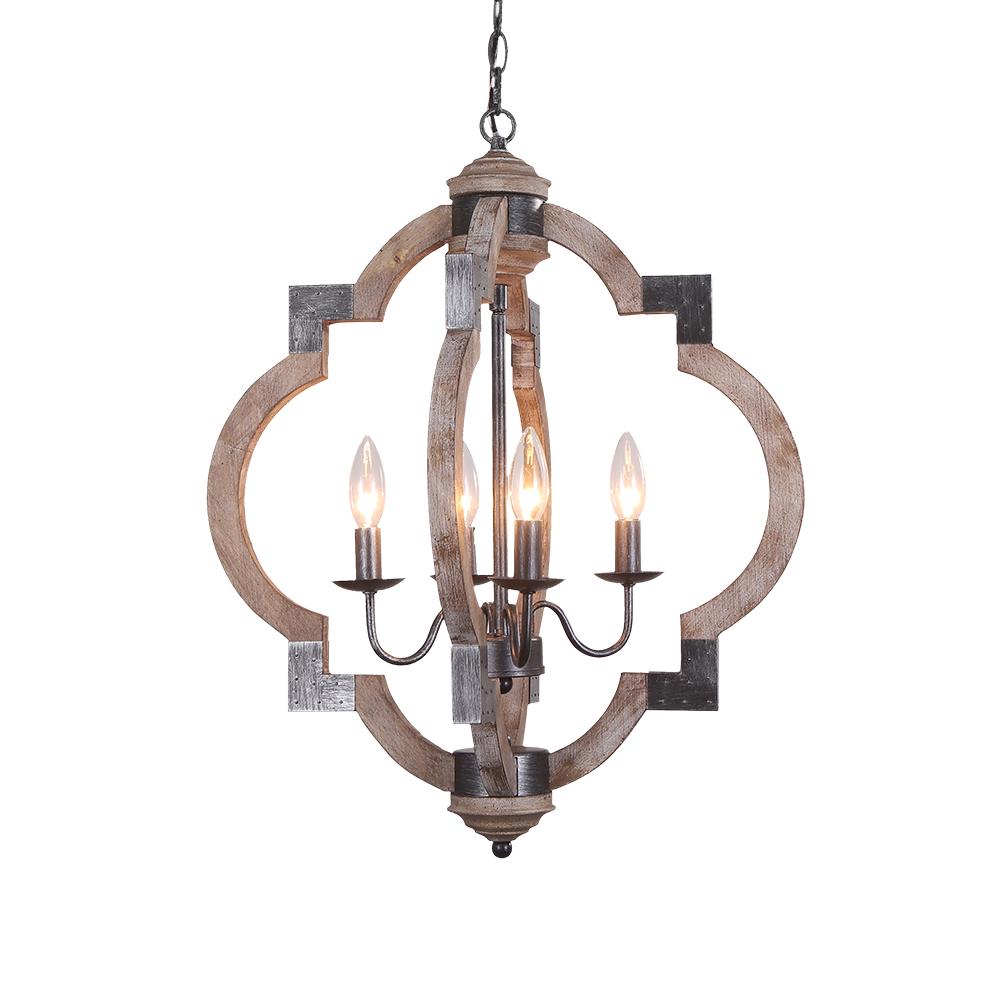 PendantLightia-4-Light Round Lantern Pendant Light-Pendants-Default Title-