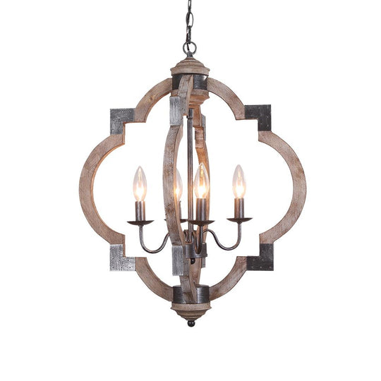 PendantLightia-4-Light Round Lantern Pendant Light-Pendants-Default Title-
