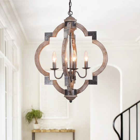 PendantLightia-4-Light Round Lantern Pendant Light-Pendants-Default Title-