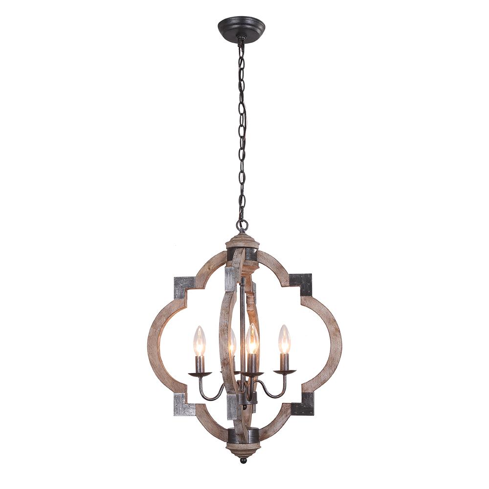 PendantLightia-4-Light Round Lantern Pendant Light-Pendants-Default Title-