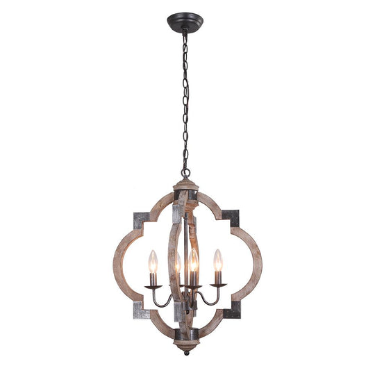 PendantLightia-4-Light Round Lantern Pendant Light-Pendants-Default Title-