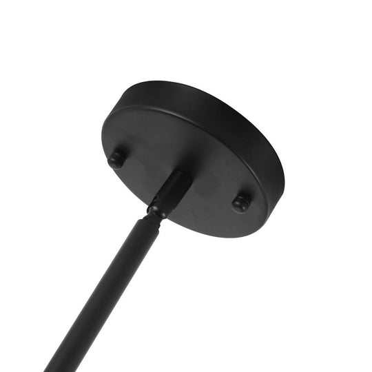 PendantLightia-4-Light Square Kitchen Island Rustic Chandeliers-Chandeliers-Brown-