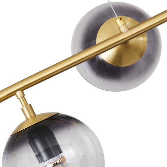 PendantLightia-Contemporary 6-light Globe Linear Pendant Lighting-Pendants-Default Title-