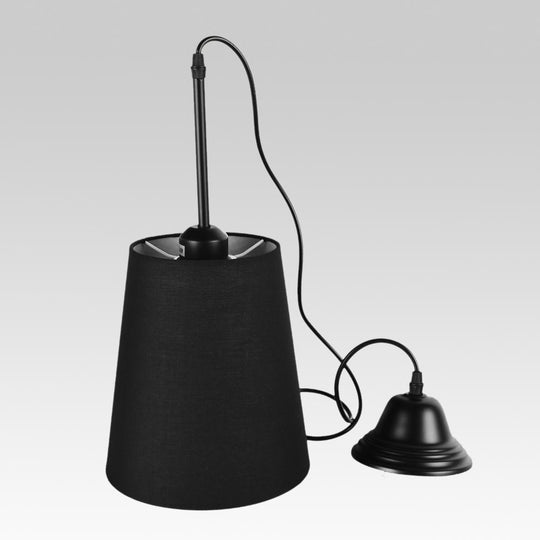 PendantLightia-Contemporary Linen Geometric Pendant Light-Pendants-Trapezoid-