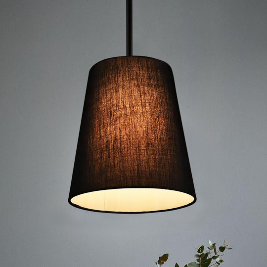 PendantLightia-Contemporary Linen Geometric Pendant Light-Pendants-Trapezoid-