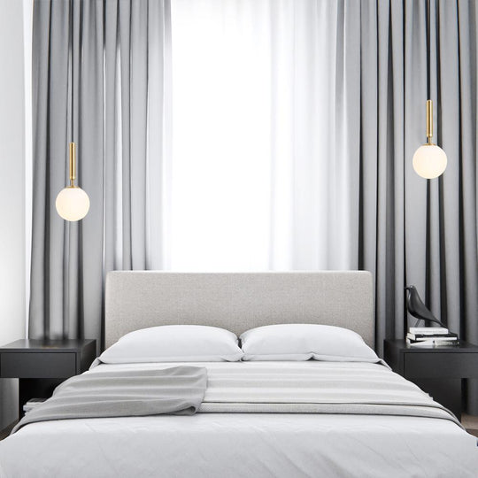 PendantLightia-Contemporary Single Glass Pendant Lighting-Pendants-Black-