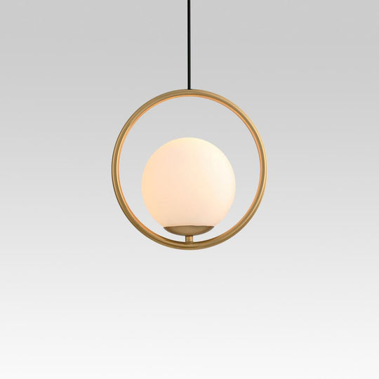PendantLightia-Contemporary Single Globe Pendant Light-Pendants-S-Circle