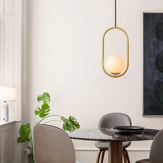 PendantLightia-Contemporary Single Globe Pendant Light-Pendants-S-Circle