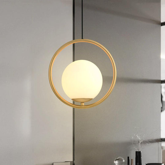 PendantLightia-Contemporary Single Globe Pendant Light-Pendants-S-Circle