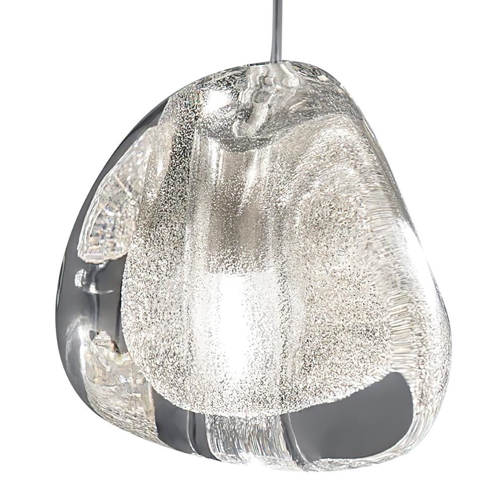 PendantLightia-Contemporary Waterfall Crystal Cluster Lights-Pendants-7 Lt-
