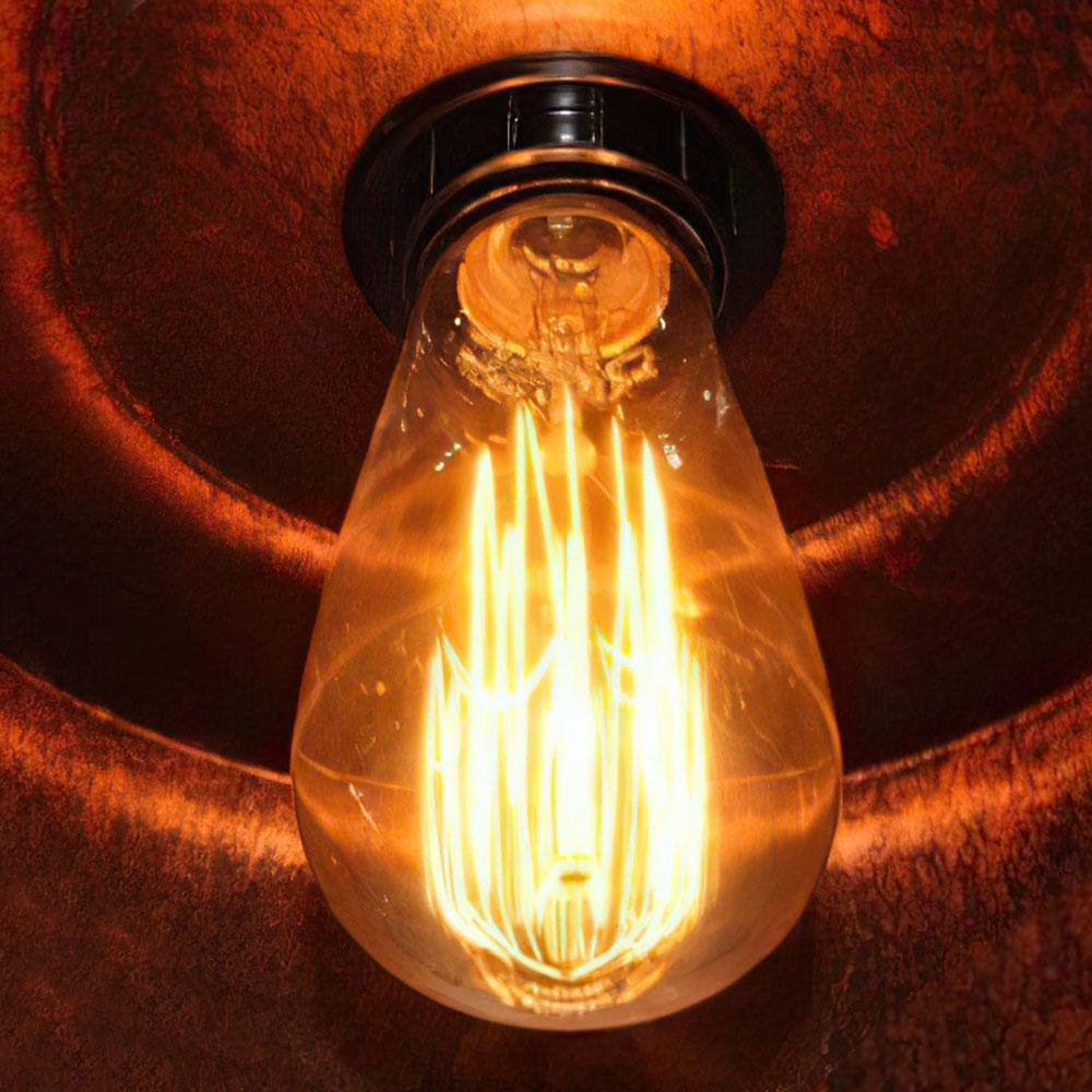 PendantLightia-Industrial Rusty Dome Pendant Light-Pendants-Default Title-