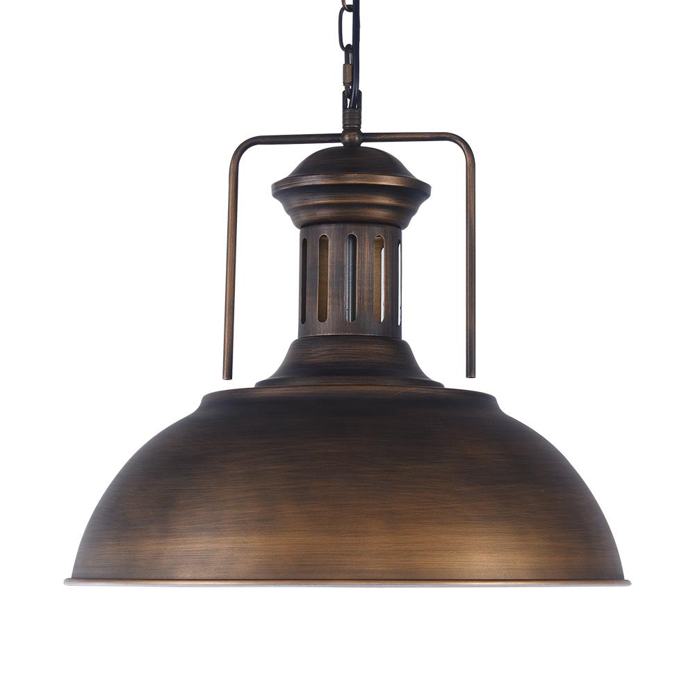 PendantLightia-Industrial Single Dome Pendant Light-Pendants-Default Title-