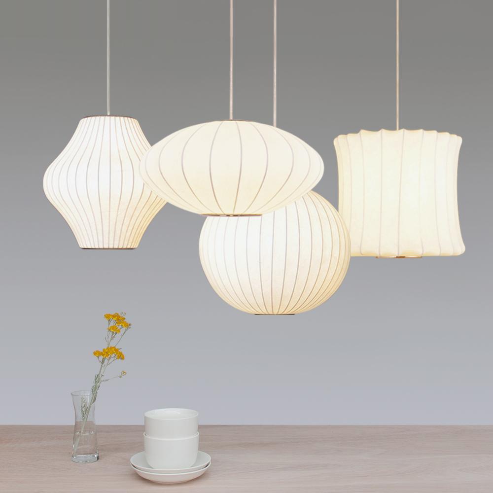 PendantLightia-Lantern Style Ribbed White Hanging Light Fixtures-Pendants-Saucer-