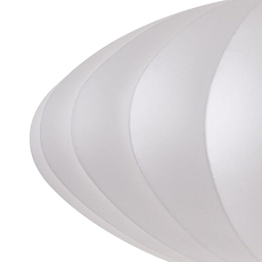 PendantLightia-Lantern Style Ribbed White Hanging Light Fixtures-Pendants-Saucer-