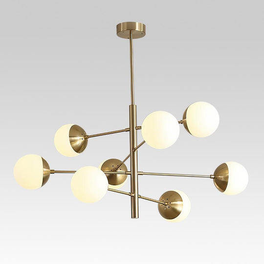 PendantLightia-Mid-Century Modern Branching Bubble Chandelier-Chandeliers-8Lt-