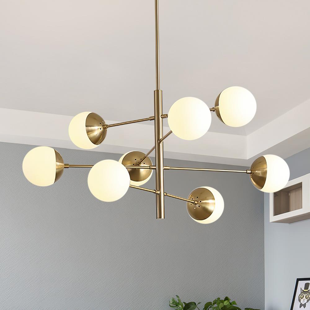 PendantLightia-Mid-Century Modern Branching Bubble Chandelier-Chandeliers-8Lt-