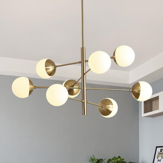 PendantLightia-Mid-Century Modern Branching Bubble Chandelier-Chandeliers-8Lt-