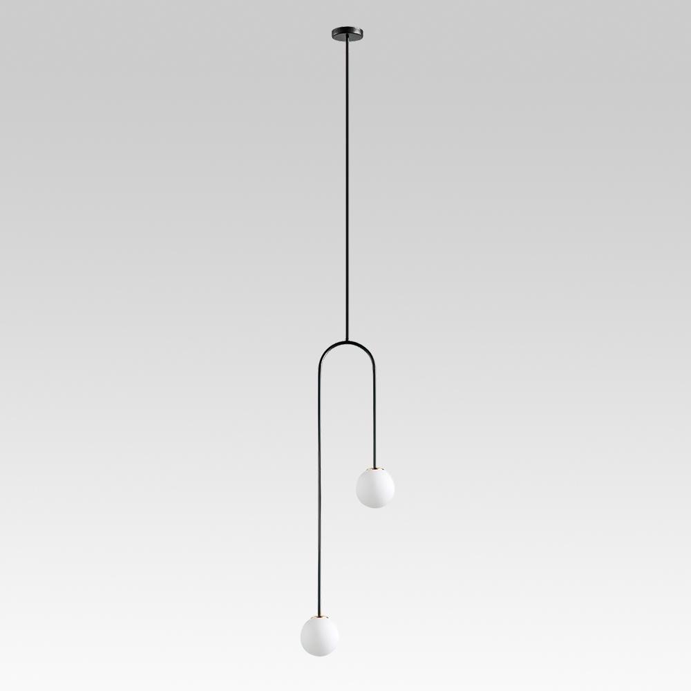 PendantLightia-Minimalist Globe Modern Pendant Lighting-Pendants-Black-
