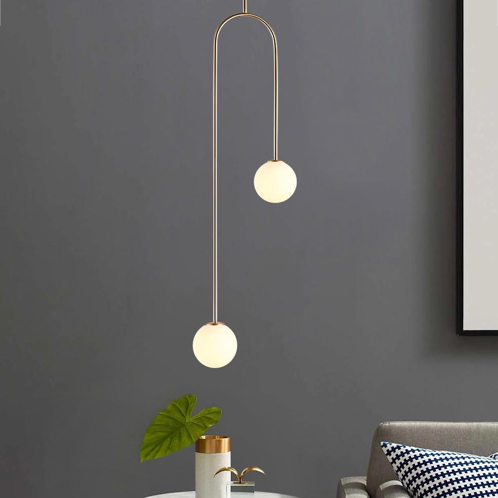 PendantLightia-Minimalist Globe Modern Pendant Lighting-Pendants-Black-