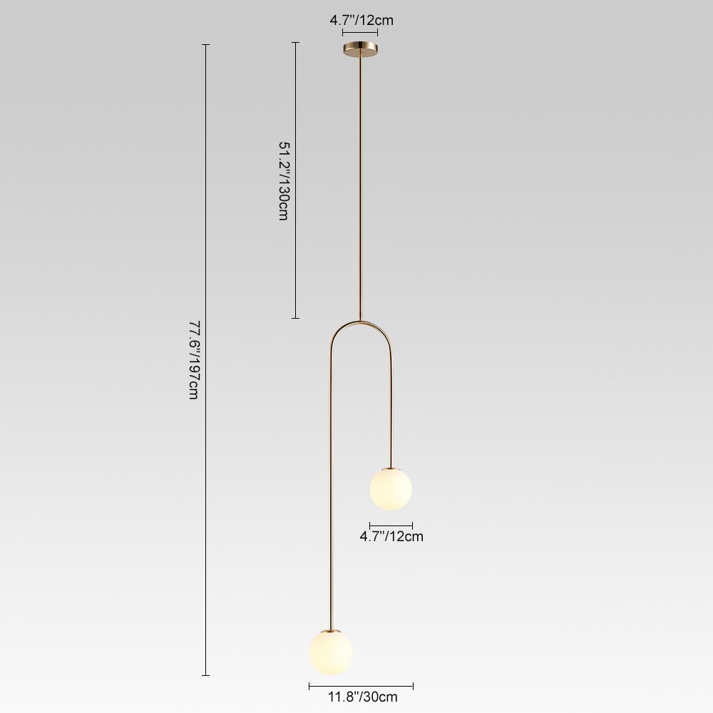 PendantLightia-Minimalist Globe Modern Pendant Lighting-Pendants-Black-