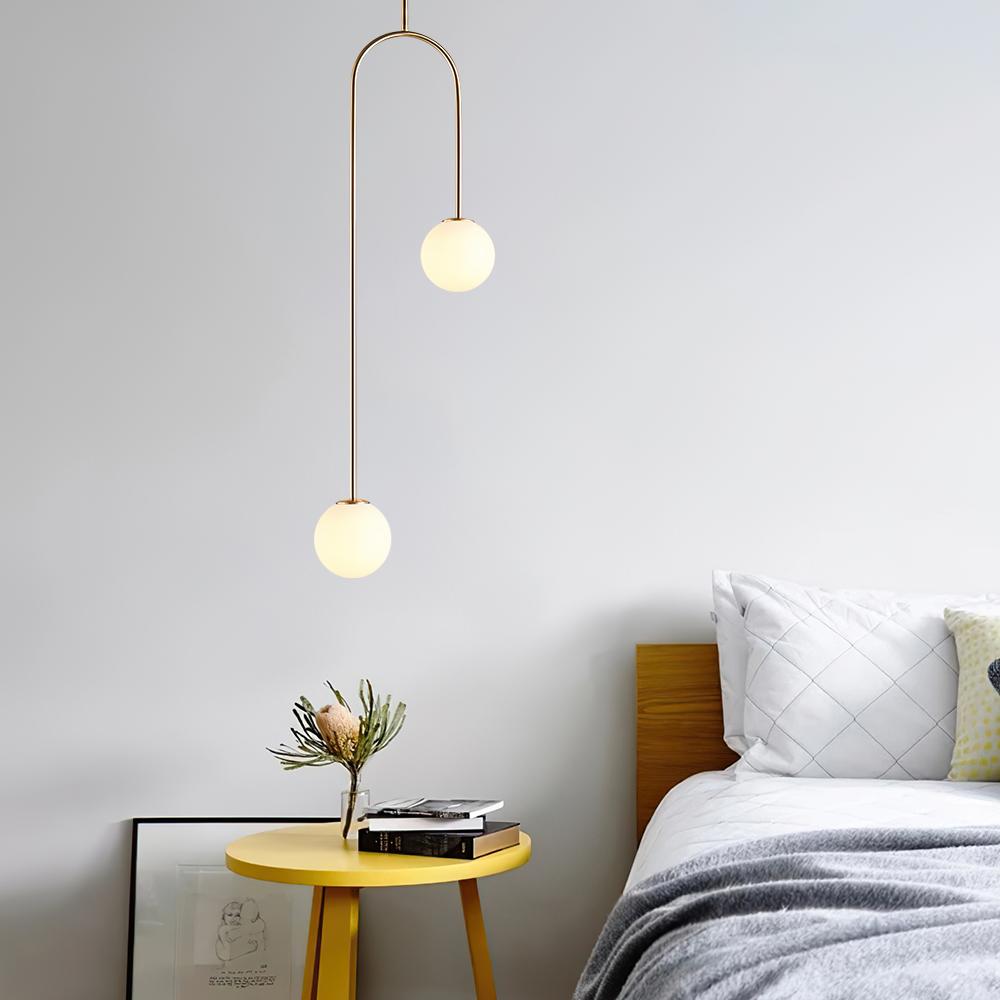PendantLightia-Minimalist Globe Modern Pendant Lighting-Pendants-Black-